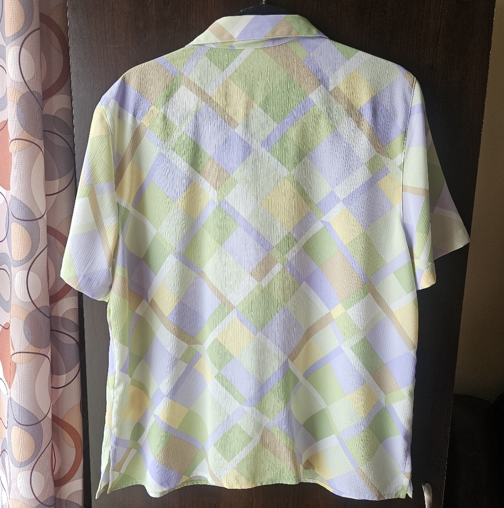 Alfred Dunner Light Pastel Blouse - Picture 2 of 4